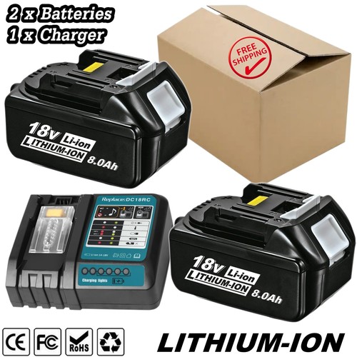 0ah battery and - 8.0ah,