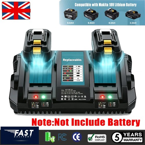 Dual fast charger for - charger, makita