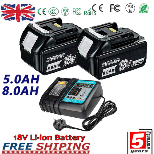 2pack battery for makita 18v - 1-2pack,