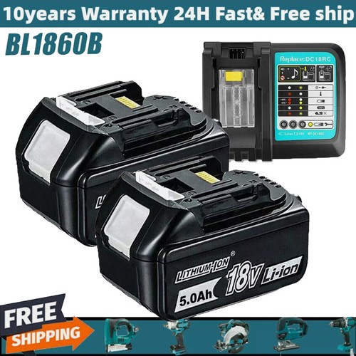 Battery for makita 18v - 2x,