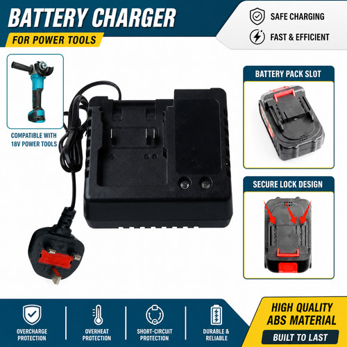 Battery charger for 18v - battery, 21v