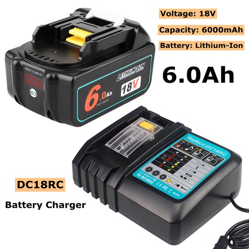 18v 0ah ion battery - 6.0ah,